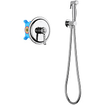 Гигиенический душ со смесителем Aquatek Классик AQ1519CR хром Гигиенический душ со смесителем Aquatek Классик AQ1519CR хром