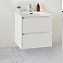 Тумба с раковиной BelBagno Kraft KRAFT 39-500/390-2C-SO-BO 50 bianco opaco