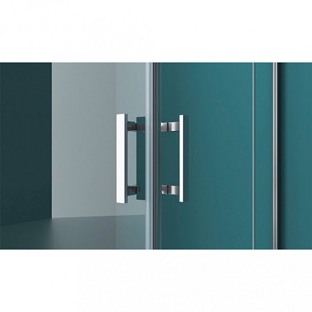 Душевой уголок BelBagno Kraft KRAFT-AH-22-120/90-C-Cr-L 120х90 левый, прозрачное стекло