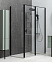 Душевой уголок Allen Brau Priority 3.31039.BBA + 3.31048.BBA 160x100 черный браш