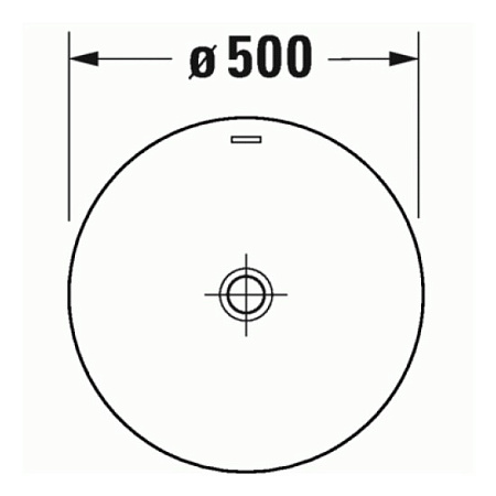 Раковина отдельностоящая Duravit White Tulip 2703500070 50 белый