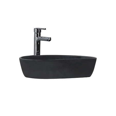 Раковина на столешницу beWash Bogen 88601070 60x40x13,5 черный матовый