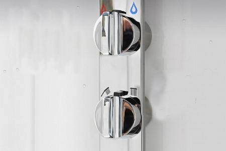 Душевая кабина IDO Showerama 8-5 4985022909 90x90 стекло прозрачное, профиль белый