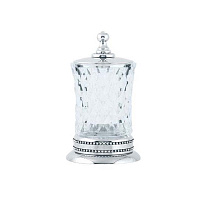 Стакан Boheme Brillante 10444 для ватных дисков, хром