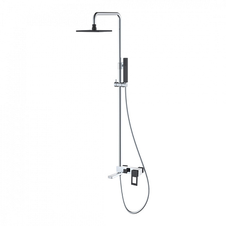 Душевая стойка Boheme Q 148-CRB хром/черный