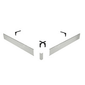 Панель для душевого поддона RGW N/ST-01 W Acryl 50231599-01 90x90 белый