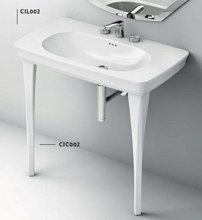 Раковина ArtCeram Civitas CIL002 03;00 90 черный глянцевый