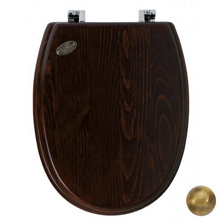 Крышка-сиденье для унитаза Simas Arcade AR 005 Br без микролифта, орех/бронза