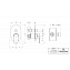 Смеситель Villeroy & Boch Liberty TVS10700200061 для ванны с душем, хром - фото 2