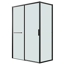 Душевой уголок Grossman Style 120.K33.05.1370.21.00 128-131x68,5-70x195 прозрачное/черный матовый