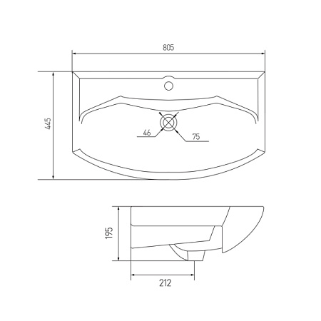 Мебель для ванной Aquaton Ария 1A141701AA010 80 белый