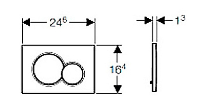 Кнопка смыва Geberit Sigma 01 115.770.DT.5 латунь