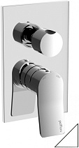 Смеситель Paffoni Tilt TI018BO/M для душа, белый