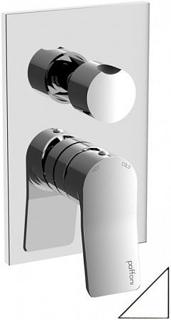 Смеситель Paffoni Tilt TI018BO/M для душа, белый