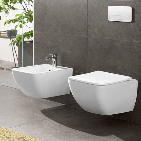 Унитаз подвесной Villeroy & Boch Venticello 4611RSR1 альпийский белый CeramicPlus