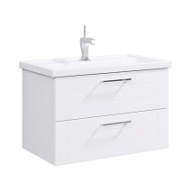 Тумба с раковиной Aqwella Манчестер MAN01082 80 подвесная, белый