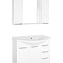 Тумба под раковину Style Line Жасмин 100 3 ящика, белый - фото 4