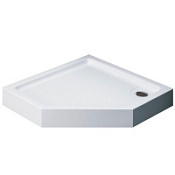 Поддон для душа акриловый Black & White Stellar Wind P-10H 100*100 пятиугольный