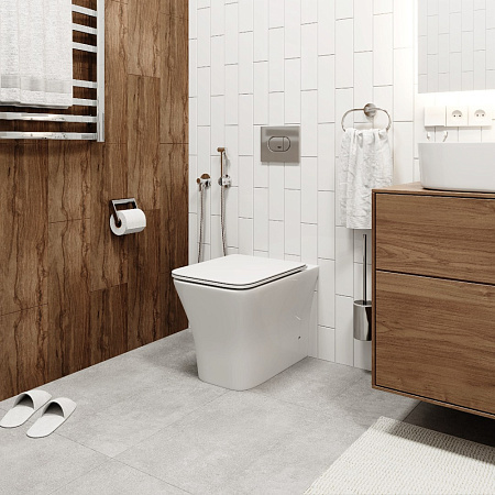 Унитаз приставной Ceruttispa Marmolada CT8906 белый