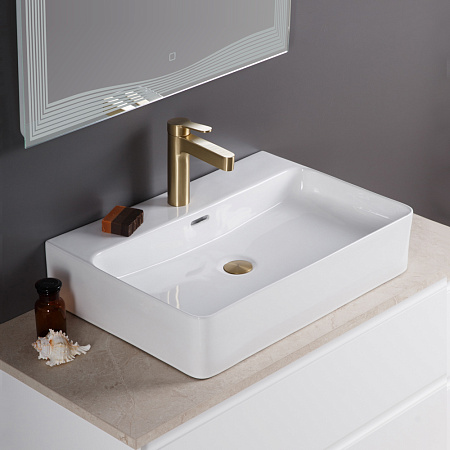 Раковина накладная BelBagno BB1338 42x60.5x13.5 белый