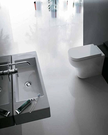 Чаша для унитаза приставного Galassia Plus Design 6113 белый