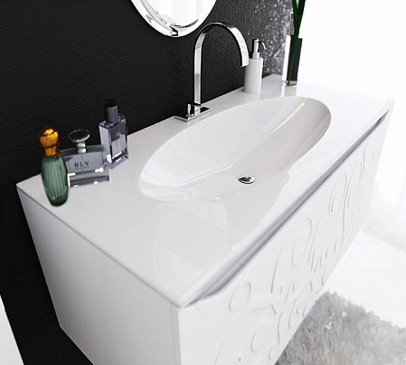 Мебельная раковина Aqwella Elegance 1000 белый