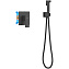 Гигиенический душ со смесителем Aquatek Либра AQ1619MB черный матовый