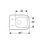 Унитаз подвесной Geberit Renova Compact Square 206145000 - фото 4