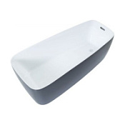 Акриловая ванна Aquanet Family Trend 90778-MW-MB 170х78 Matt Finish/Black matte черный матовый