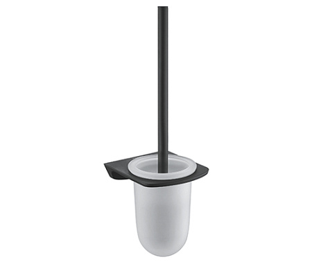 Ершик WasserKRAFT Elbe K-7227 черный/матовое стекло