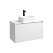 Корпус подвесной тумбы Aqwella 5 stars Mobi MOB0108W 80 белый глянец