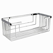 Полка WasserKRAFT K-711 металлическая, прямая, хром