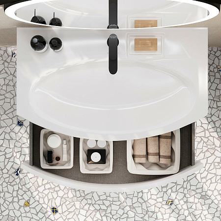 Раковина Kerama Marazzi Riva RV.wb.80 белый глянцевый