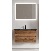 Мебель для ванной Sancos Libra 90 LB90ECH дуб чарльстон/черный