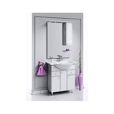 Мебель для ванной Aqwella Барселона Люкс Ba-L.01.08 85 белый