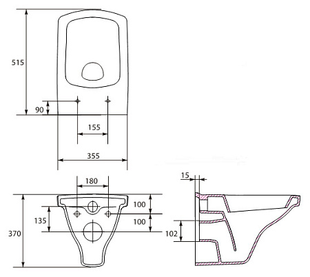 Крышка-сиденье для унитаза Cersanit Easy DS-EASY-DL микролифт