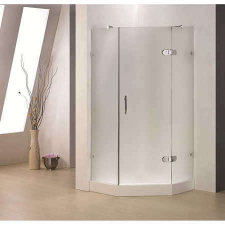Душевой уголок Timo BY BY-839/80F 80x80x200 с поддоном, матовое/хром