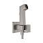 Гигиенический душ со смесителем Hansgrohe Bidette S 29233340 шлифованный черный хром - фото 1