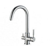 Смеситель Zorg Steel Hammer SH 713 CR для кухонной мойки, хром Смеситель Zorg Steel Hammer SH 713 CR для кухонной мойки, хром