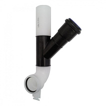 Сливной патрубок с отводом для подключения к вентиляции Tece 9820127 отвод вправо