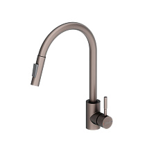 Смеситель Dorff Logic D3007511 для кухонной мойки сатин