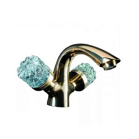 Смеситель Boheme Crystal 311-CRST для раковины, бронза