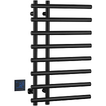 Полотенцесушитель электрический Boheme Uno 722-B 80х50 см, круглый, сухой, черный