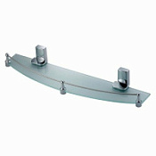 Полка WasserKRAFT Leine K-5044 (K-5024) 50 стеклянная, хром