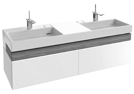 Мебель для ванной Jacob Delafon Terrace 150 см, белый бриллиант