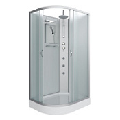Душевая кабина Niagara Classic NG-3312-14RBKTG 120x80x210 стекло матовое/профиль серебро