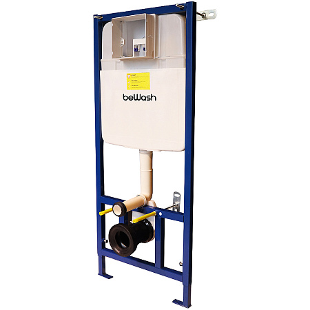 Инсталляция с кнопкой смыва beWash Neox BW74+P04SC хром глянцевый