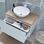 Тумба с раковиной Velvex Klaufs 80 1 ящик, белый глянцевый - фото 9
