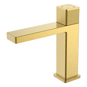 Смеситель Boheme Quad 159-MG для раковины, автоматический, золото матовое