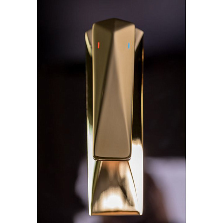 Смеситель Boheme Venturo 381-W для раковины, белый/золото